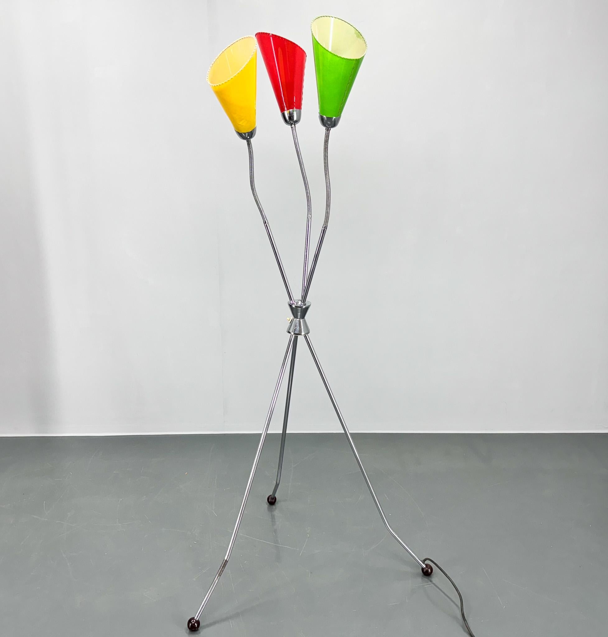 Lampadaire Napako des années 1950, Tchécoslovaquie en vente 6