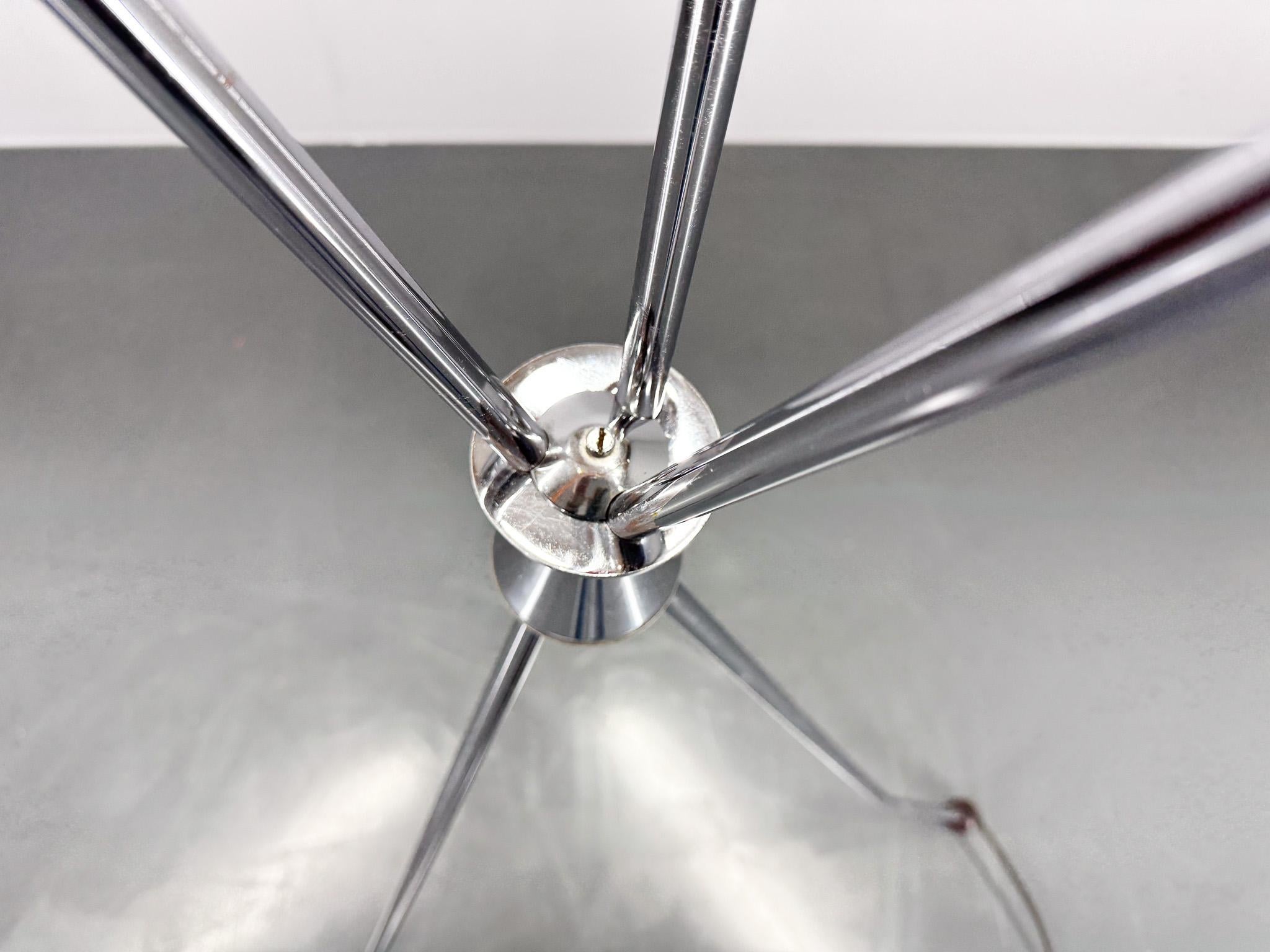 Chrome Lampadaire Napako des années 1950, Tchécoslovaquie en vente