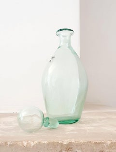Decanter decorativo in vetro di Murano soffiato a mano Nason and Moretti del 1950