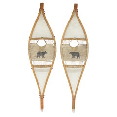 1950s Native American Bear Snowshoes