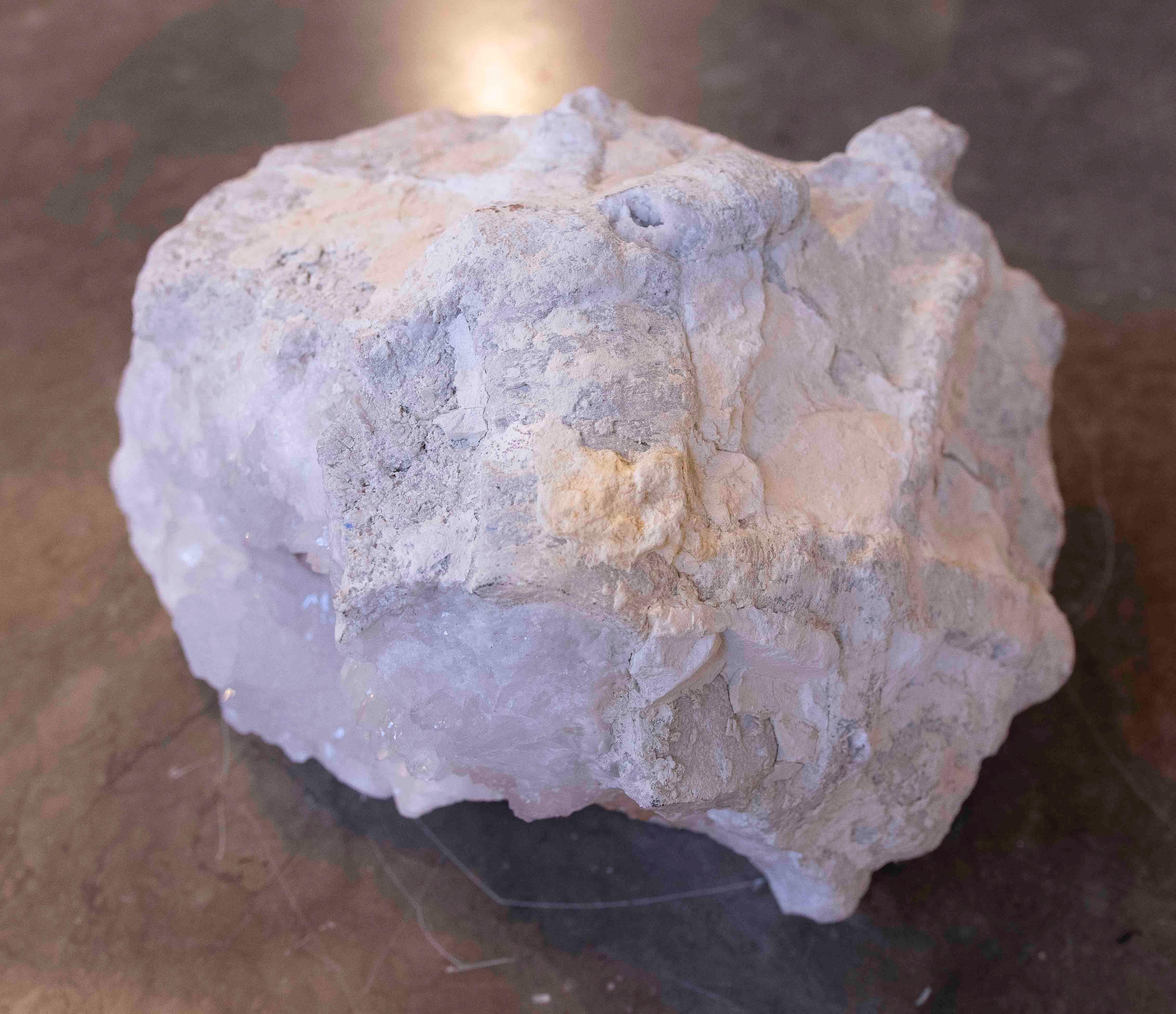 1950s Natural Quartz Geode Decorative Object For Sale 10