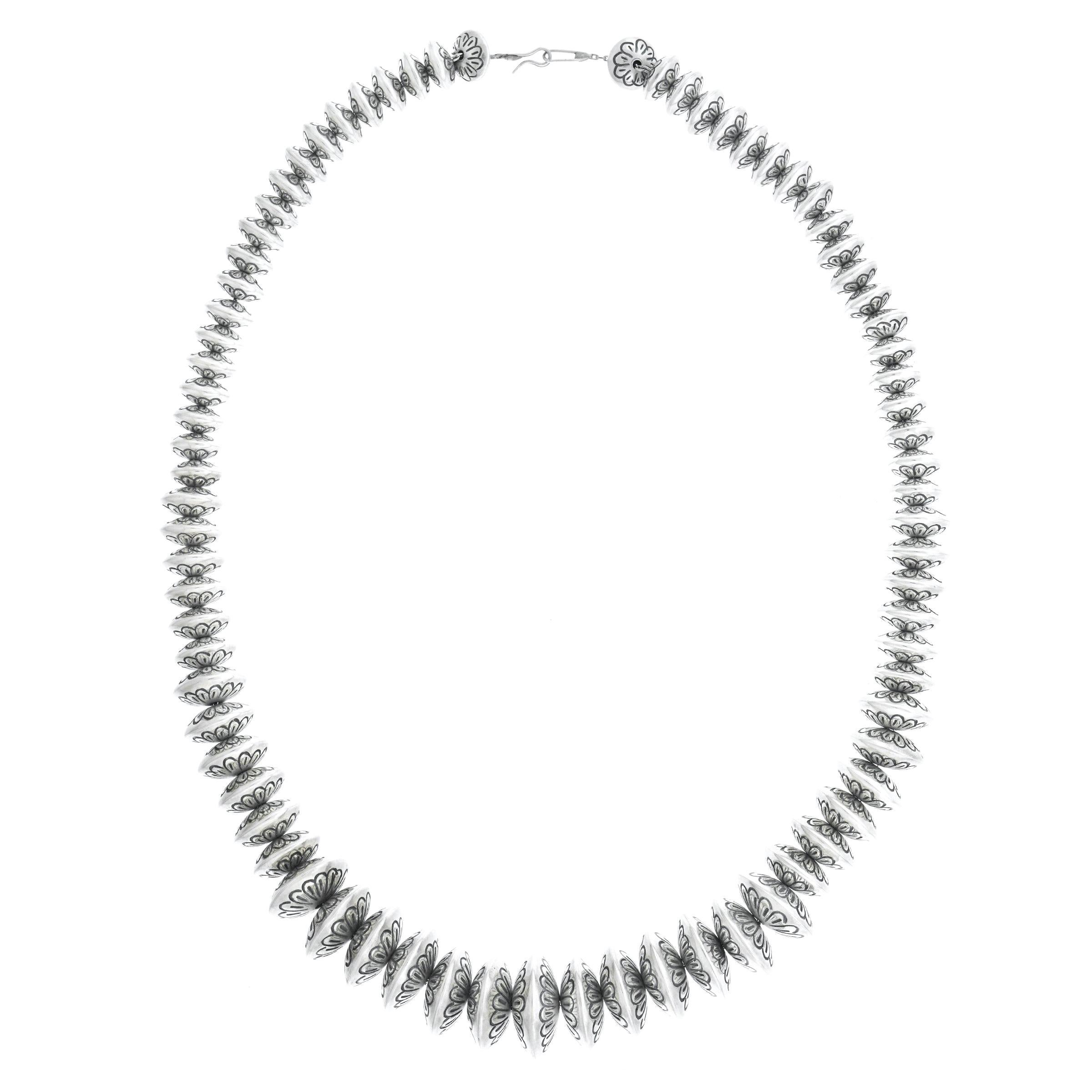 1950s Navajo Sterling Necklace