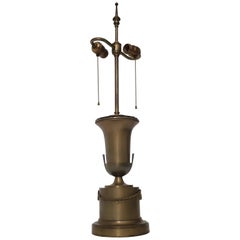 Used 1950s Neoclassical Brass Table Lamp, Italia