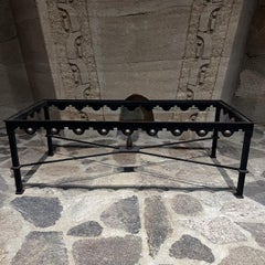 1950er Neoklassischer Couchtisch + Messingnuggets Arturo Pani Mexiko