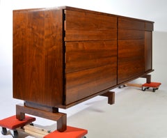 1950s New Hope Studio Dresser with Pullout Vanity after Phillip Lloyd Powell