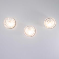 1950's New Old Stock Czech Clear Bubble Wall - Ceiling Lamp