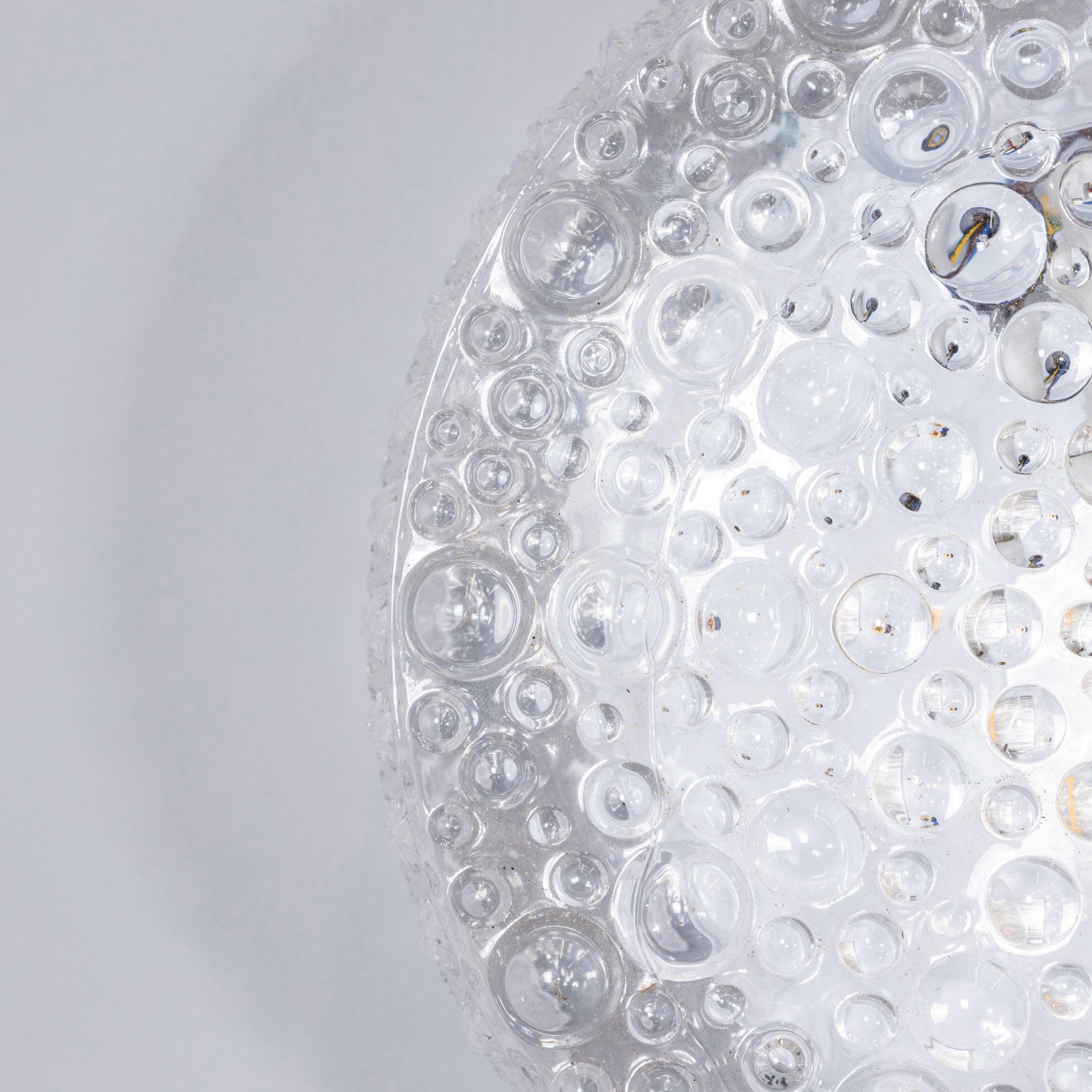 1950's New Old Stock Czech Clear Bubble Wall - Ceiling Lamp For Sale 3