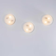 Lampada da parete e da soffitto con diamanti trasparenti cechi degli anni '50, nuova e vecchia di magazzino