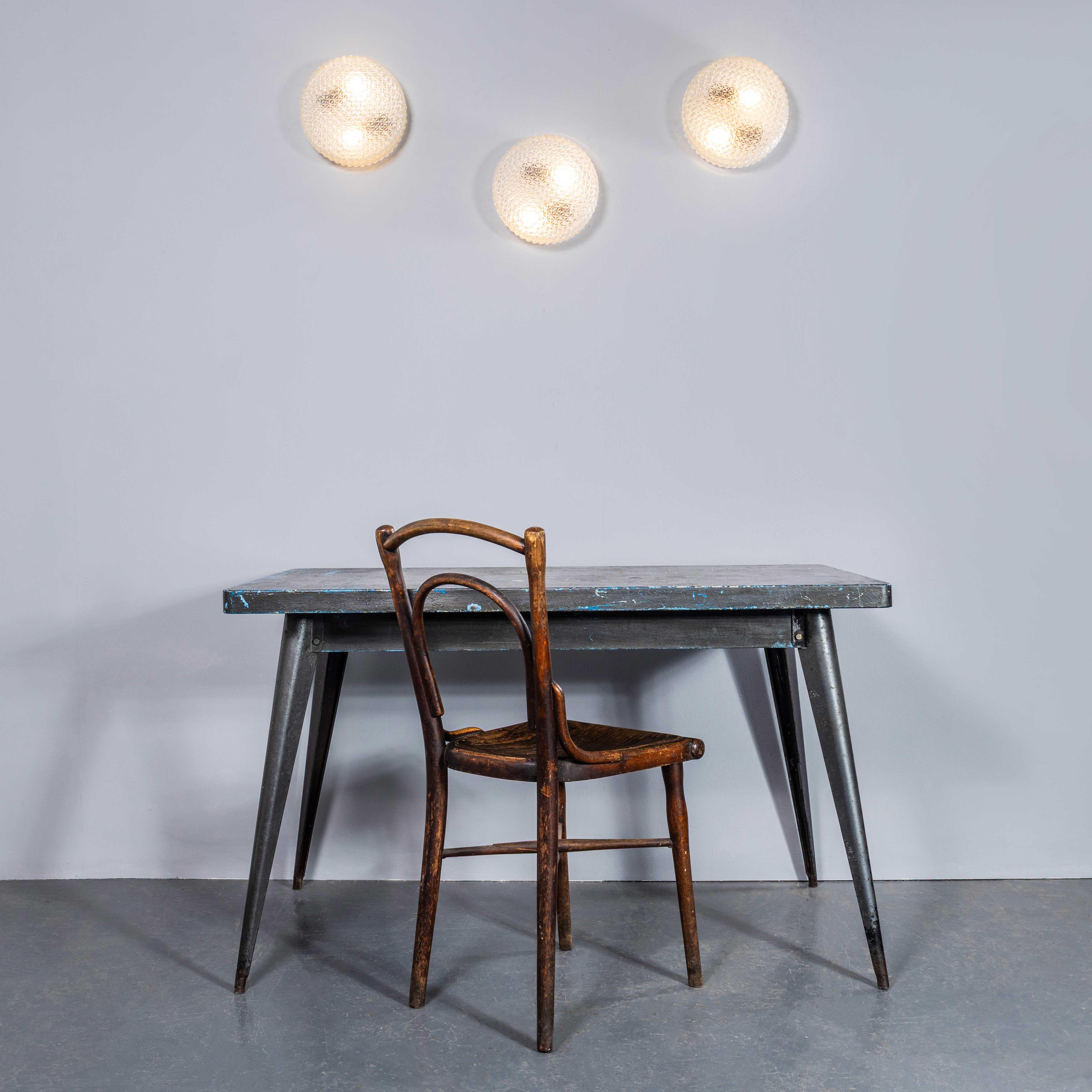 1950's New Old Stock Czech Clear Diamond Wall - Ceiling Lamp In Good Condition For Sale In Hook, Hampshire