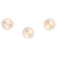 1950's New Old Stock Czech Clear Diamond Wall - Ceiling Lamp