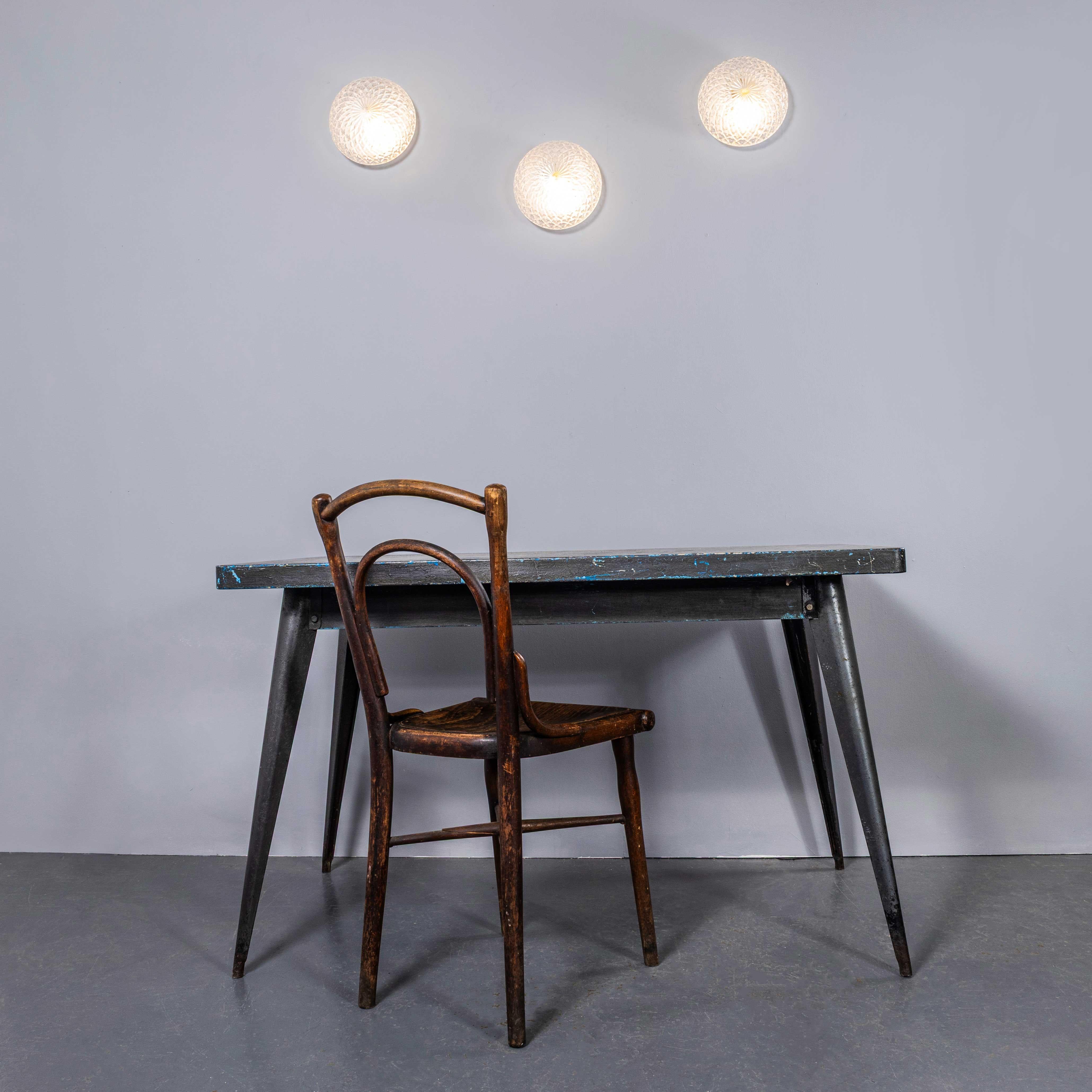 Ceco Lampada da soffitto ceca a forma di ananas trasparente del 1950 &New Old Stock in vendita