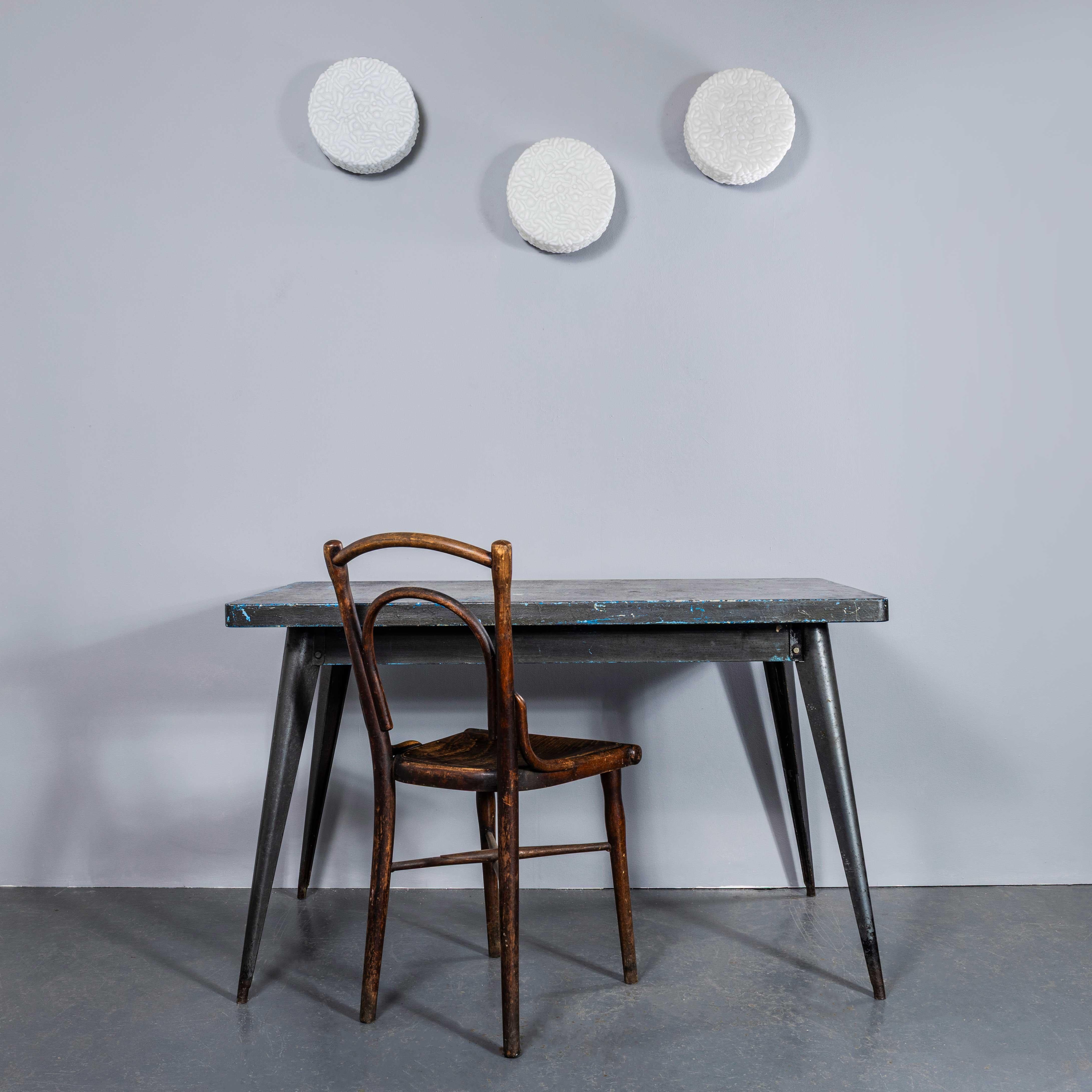 Mid-20th Century 1950's New Old Stock Czech Opaline Organic Wall - Ceiling Lamp For Sale