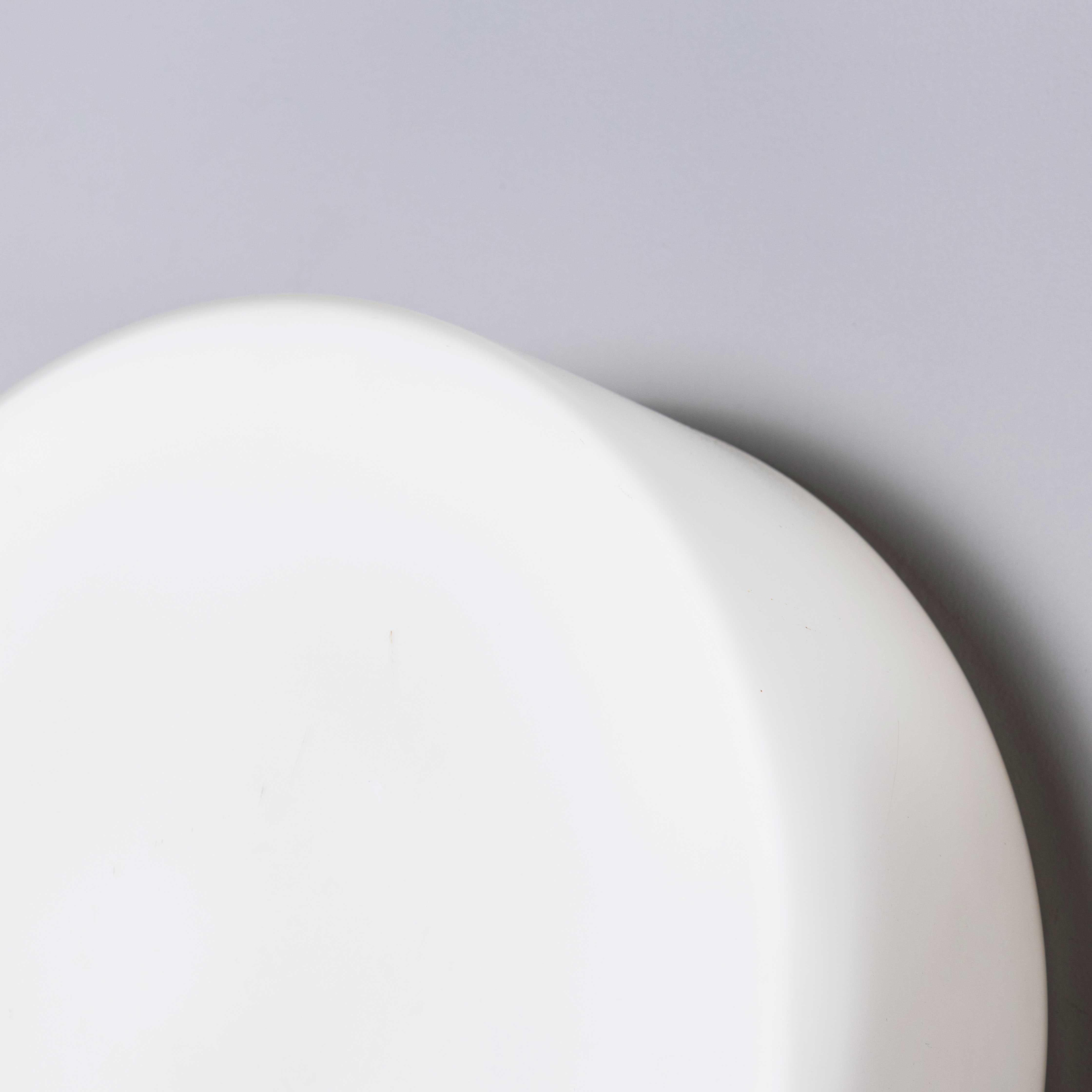 1950's New Old Stock Czech Opaline Tapered Cake Tin Wall - Ceiling Lamp For Sale 4