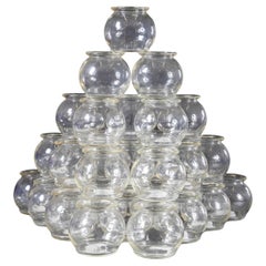 1950's New Old Stock Pecera de Cristal de Feria - Pequeña - Gran Cantidad Disponible