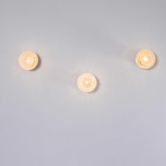 1950’s New Old Stock Opaque Diamond Globe Ceiling Or Wall Lamp