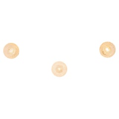 1950’s New Old Stock Opaque Diamond Globe Ceiling Or Wall Lamp