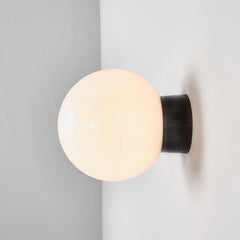 1950's New Old Stock Opaque Globe Wall Lamp - Large Quantity Available