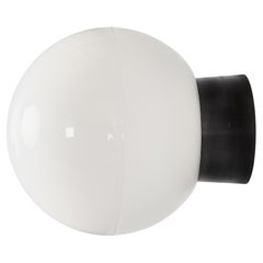 1950's New Old Stock Opaque Globe Wall Lamp - Large Quantity Available