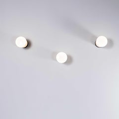 1950’s New Old Stock Opaque Knob Ceiling Or Wall Lamp