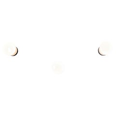 1950’s New Old Stock Opaque Knob Ceiling Or Wall Lamp