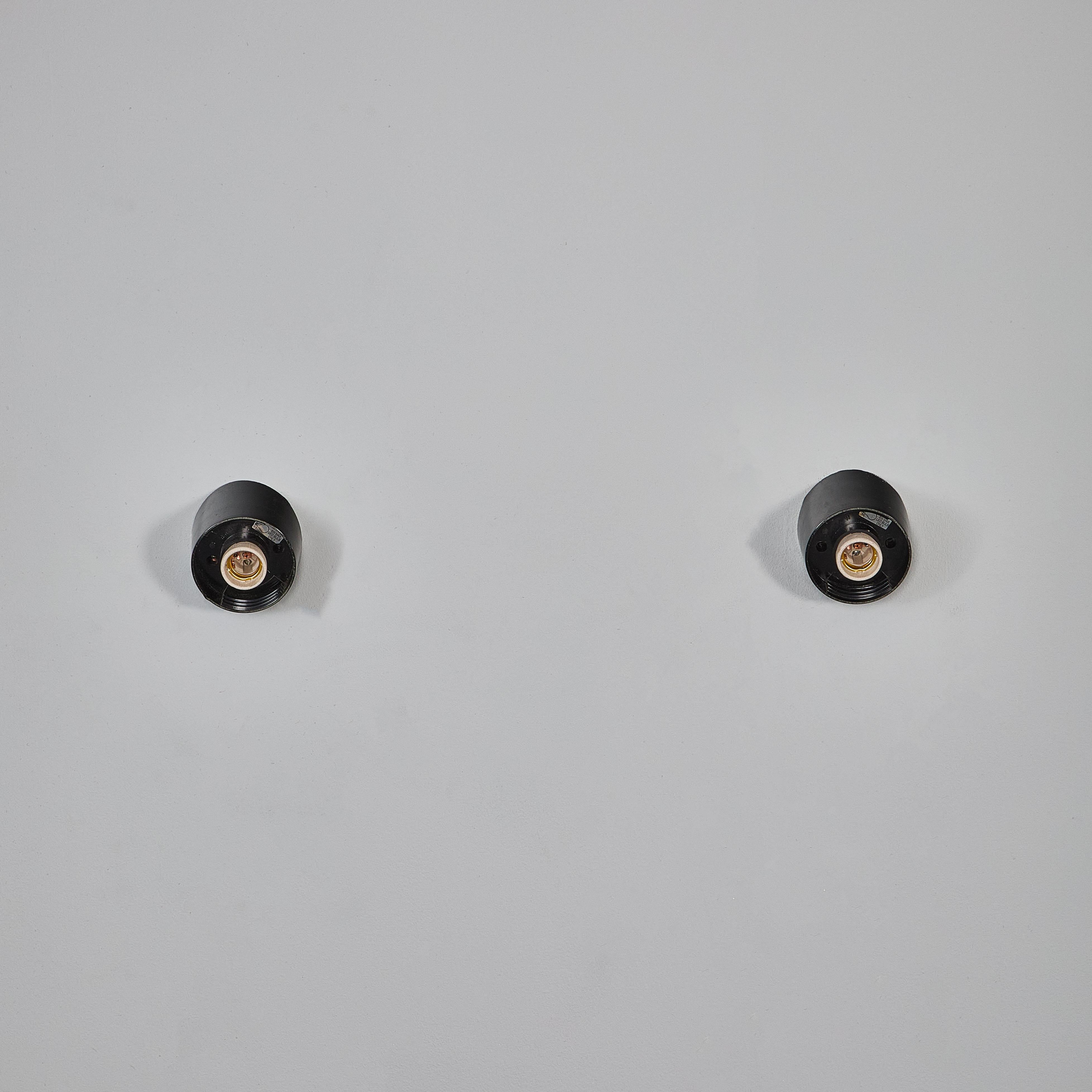 1950's New Old Stock Opaque Lozenge Wall Lamp - Large Qty Available For Sale 5