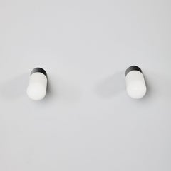 1950's New Old Stock Opaque Lozenge Wall Lamp - Large Qty Available