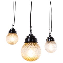 1950's New Old Stock Pineapple Shaped Pendant Lamps - Small Batch Available