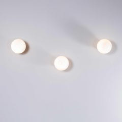 1950’s New Old Stock Small Opaque Globe Ceiling Or Wall Lamp