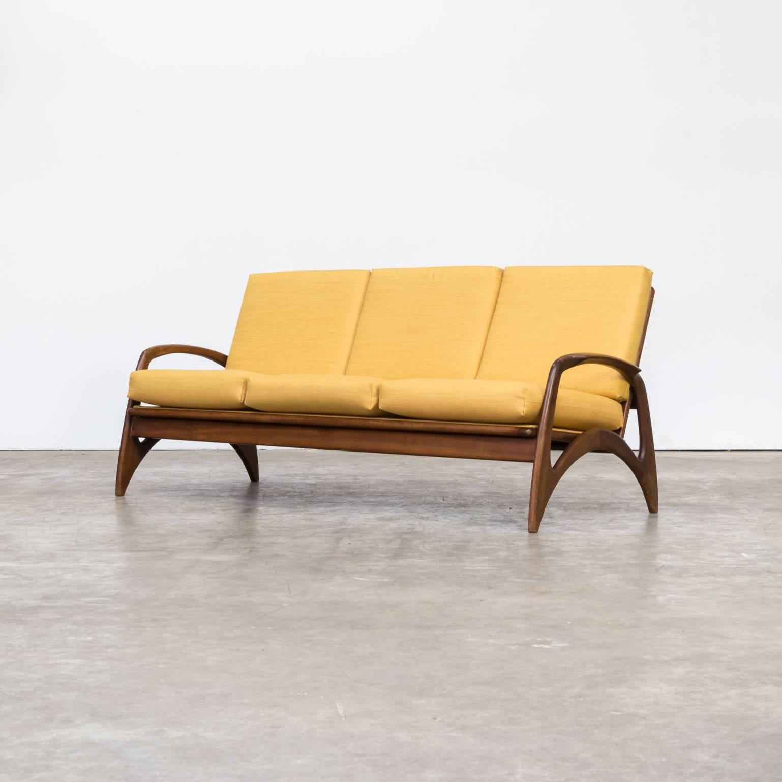 Dutch 1950s New Upholstered Sofa for De Ster Gelderland For Sale