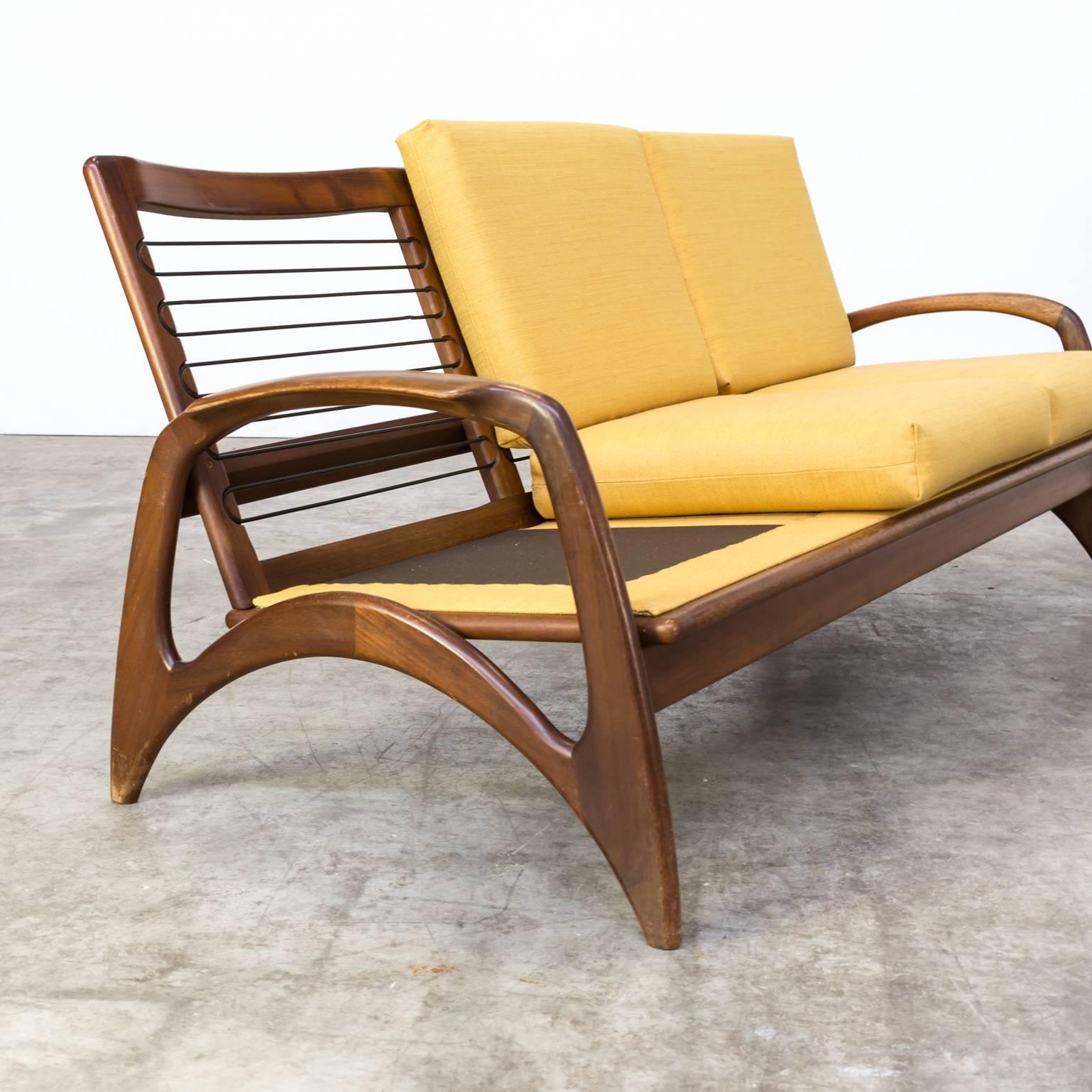 1950s New Upholstered Sofa for De Ster Gelderland For Sale 2