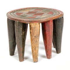 tabouret Nupe nigérian des années 1950