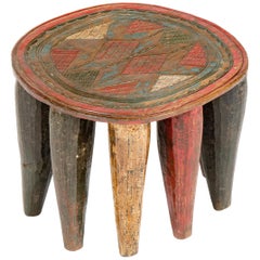 tabouret Nupe nigérian des années 1950