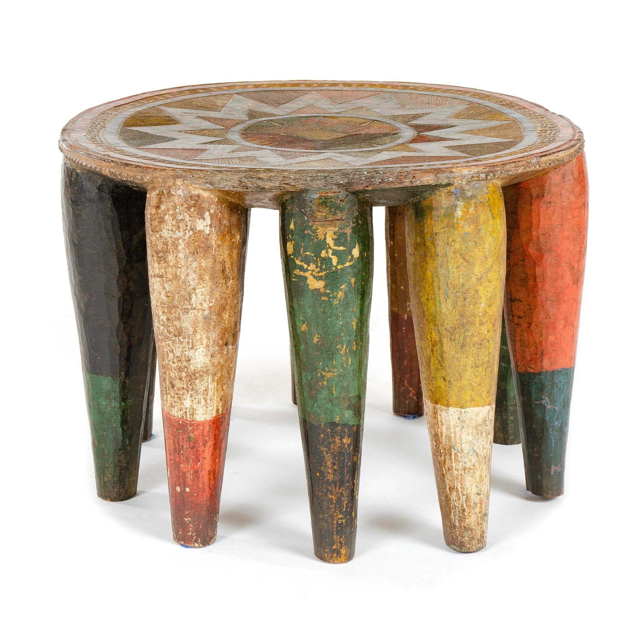 1950s Nigerian Nupe Tribal Stool In Good Condition In Sagaponack, NY