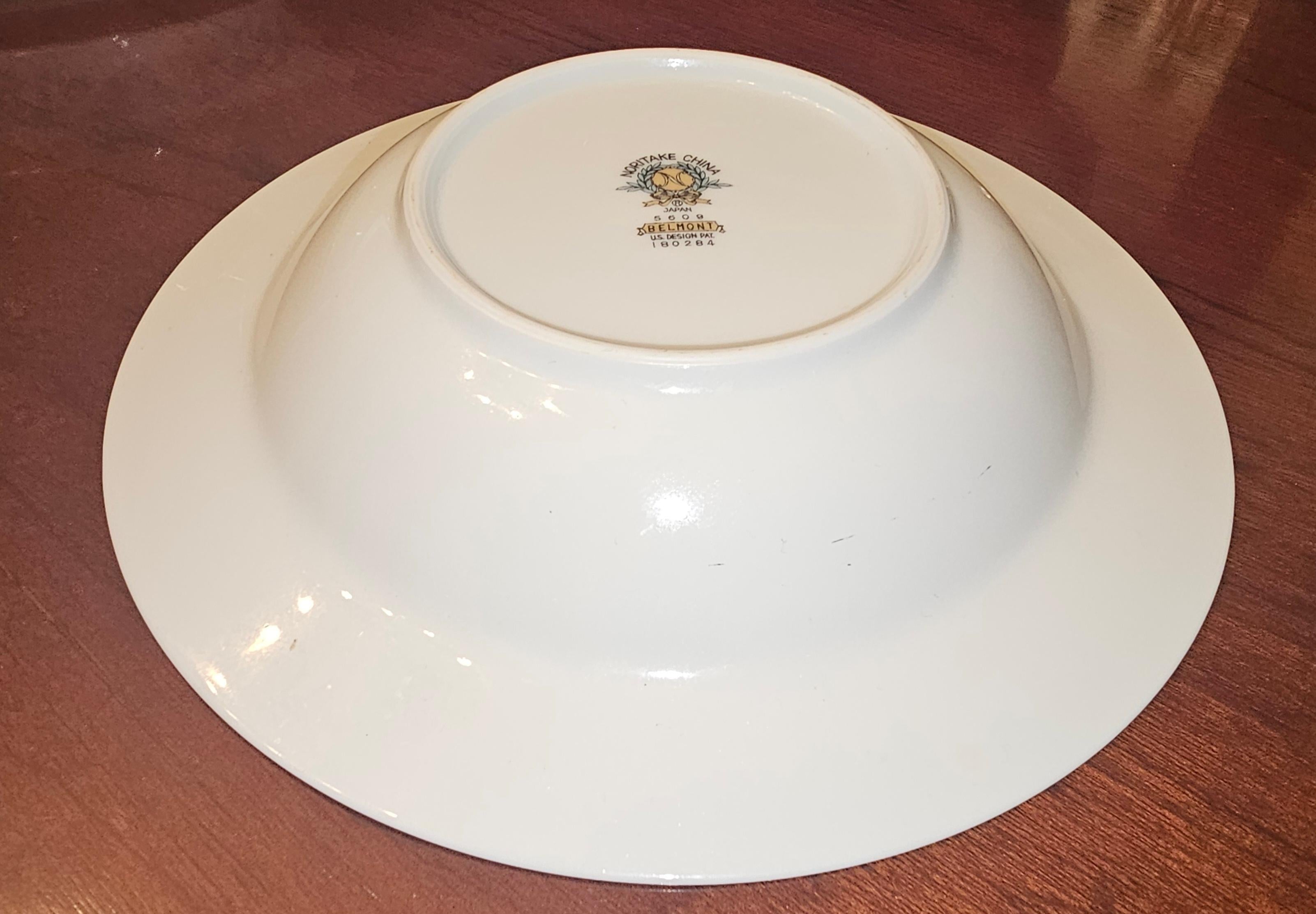 1950 Noritake Belmont 5609 Set di porcellana fine d'osso, 95 pezzi, 12 coperti in vendita 1