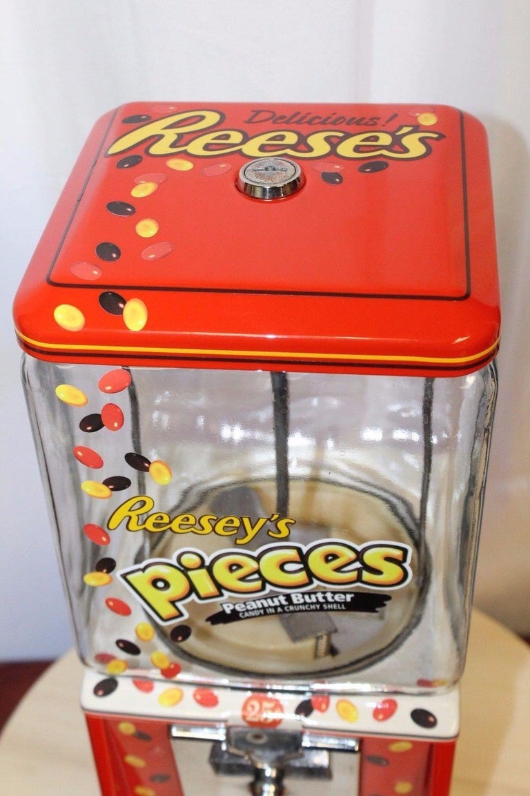 1950s Northwestern Reese's Pieces Themed Candy Machine For Sale at 1stDibs