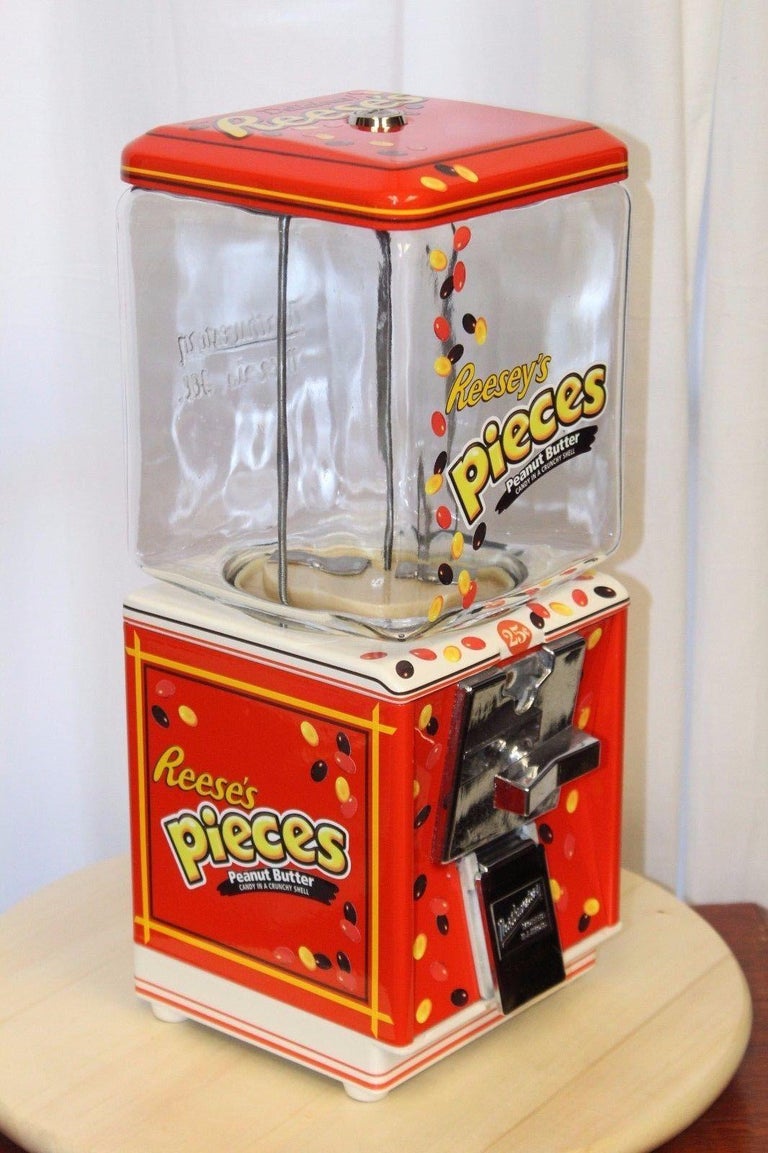 1950s Northwestern Reese's Pieces Themed Candy Machine For Sale at 1stDibs