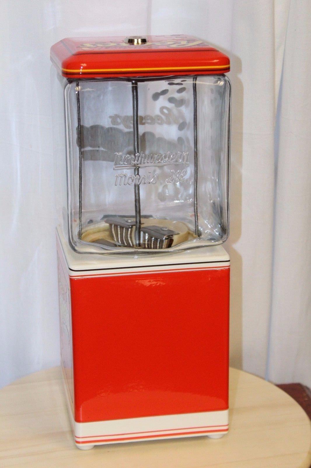 Mid-20th Century 1950s Northwestern Reese's Pieces Themed Candy Machine For Sale