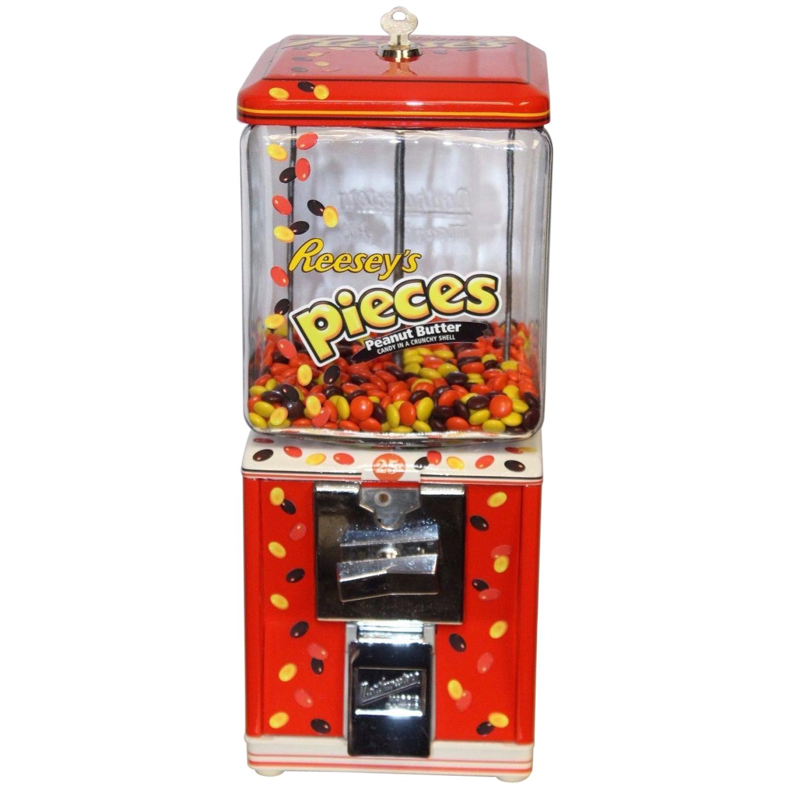 1950s Northwestern Reese's Pieces Themed Candy Machine For Sale