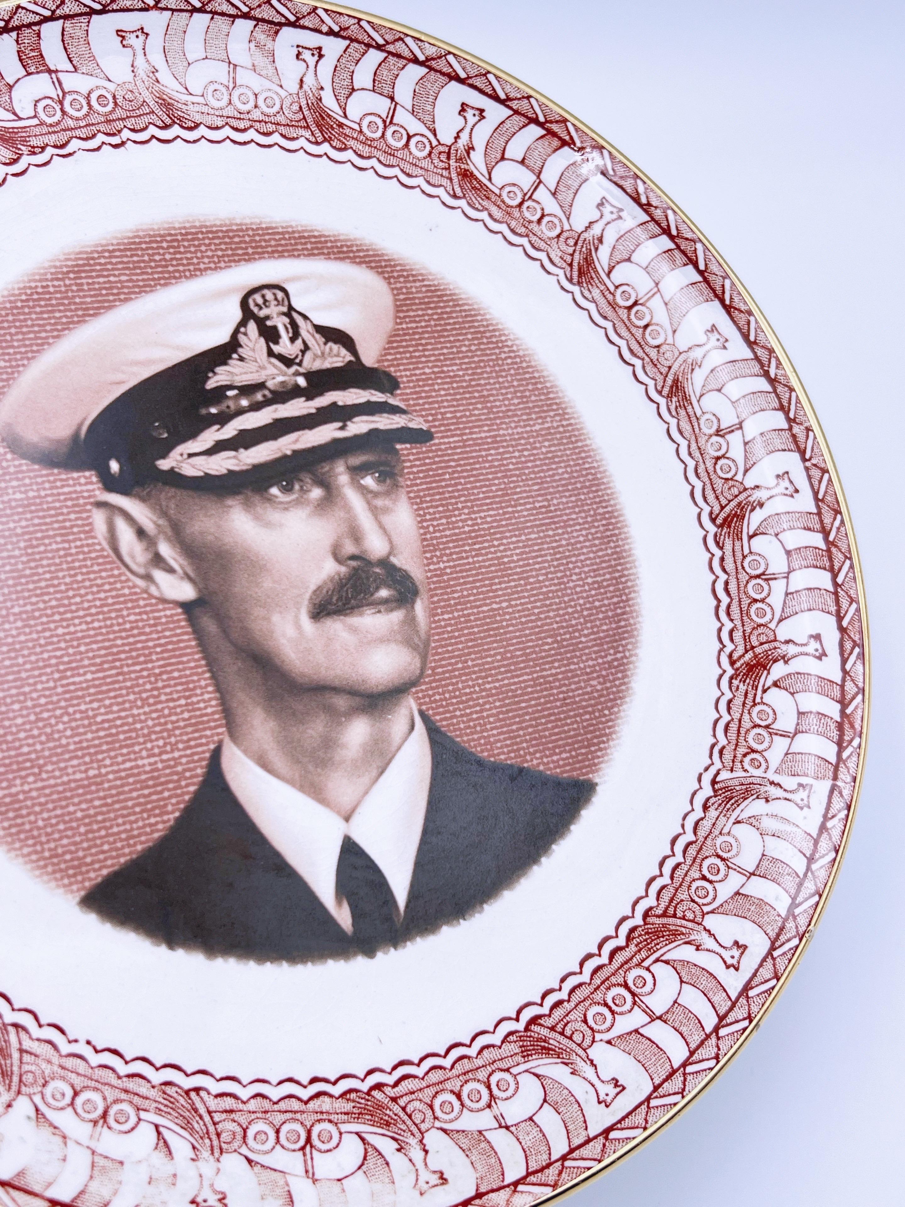 Faience 1950s Norwegian King 