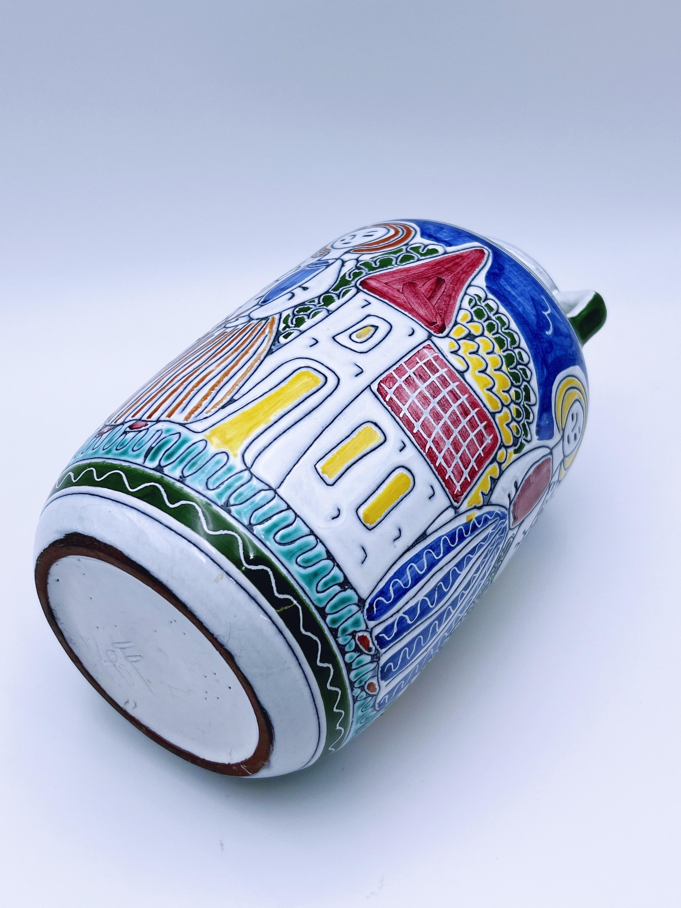 Vaso / urna in ceramica dal design moderno norvegese degli anni '50 di Kaare Berven Fjeldsaa in vendita 5