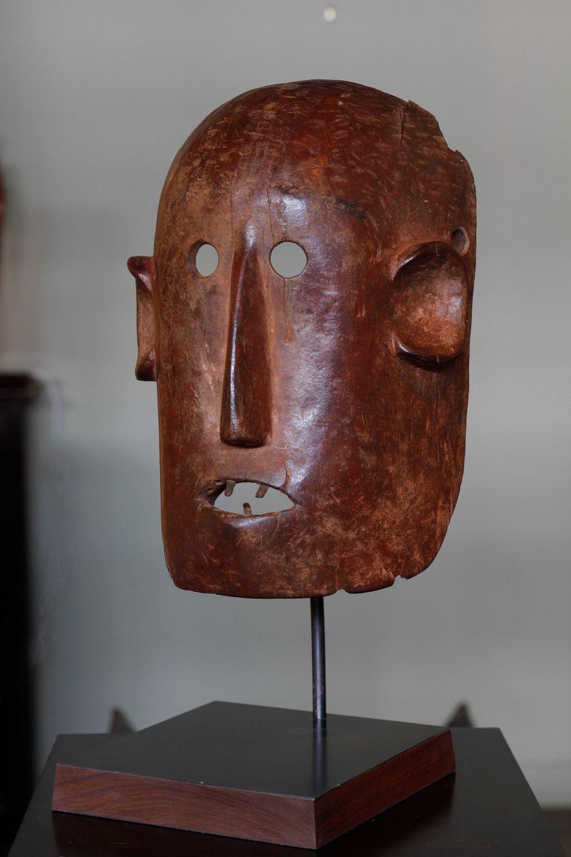 1950's Nyamwezi Mask With Inserted Wooden Teeth, Tanzania For Sale 3
