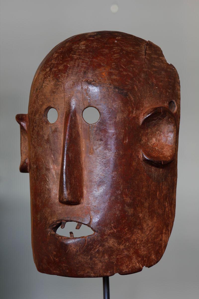 1950's Nyamwezi Mask With Inserted Wooden Teeth, Tanzania For Sale 4