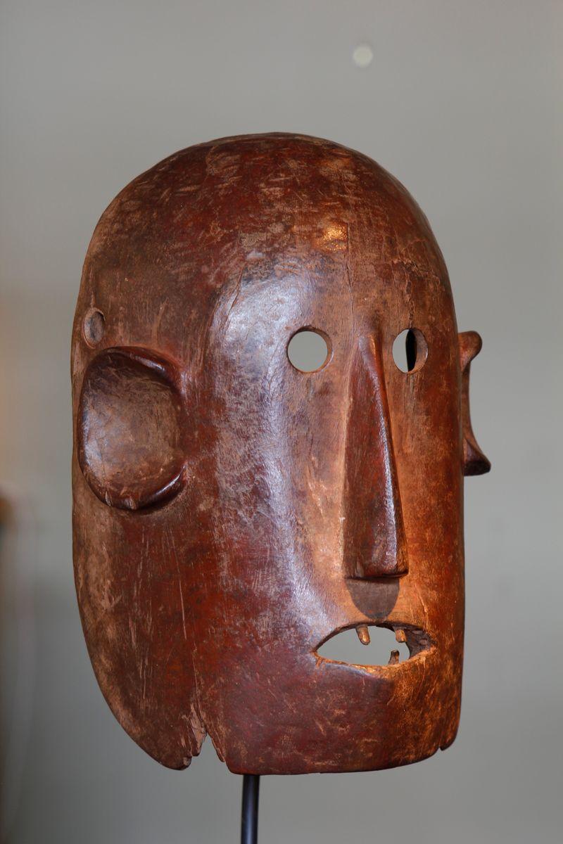 1950's Nyamwezi Mask With Inserted Wooden Teeth, Tanzania For Sale 5