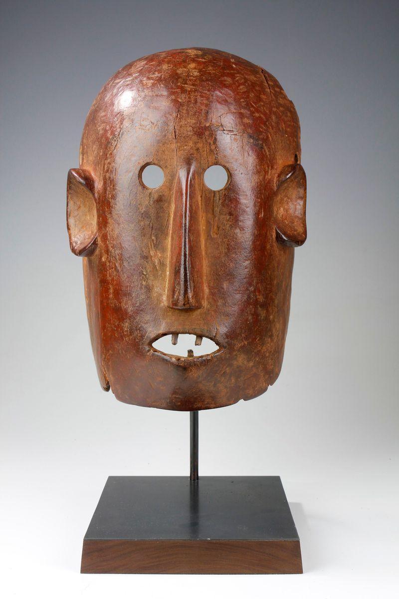 1950's Nyamwezi Mask With Inserted Wooden Teeth, Tanzania For Sale 1