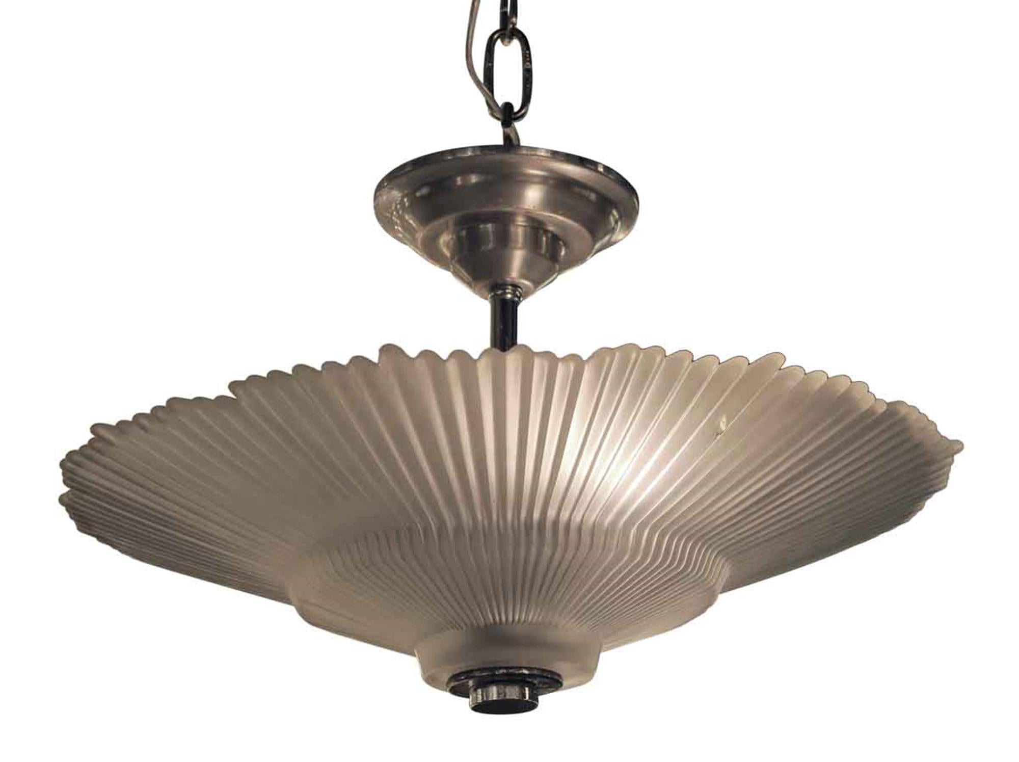 Art deco sales semi flush mount