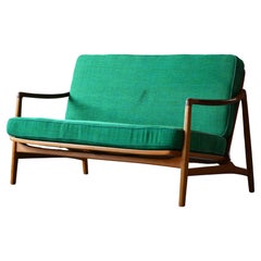 Canapé en chêne et teck des années 1950 Modèle 117 par Tove & Edvard Kindt-Larsen