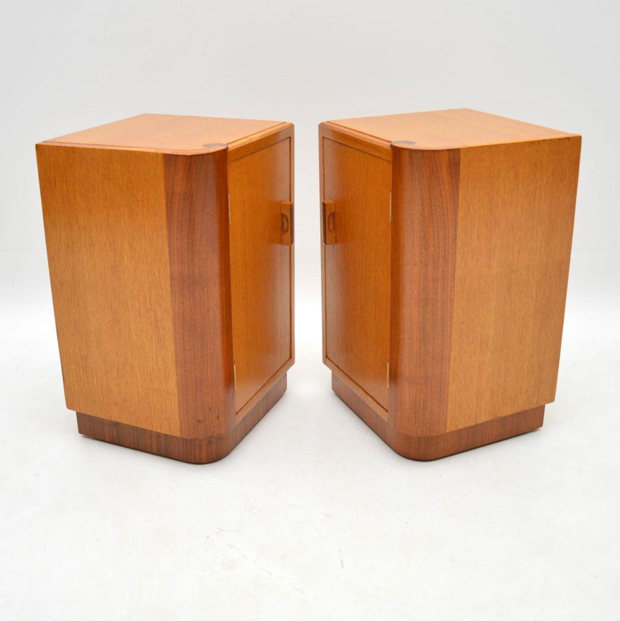 1950s Oak and Walnut Chest of Drawers or Bedside Cabinets by E. Gomme 7