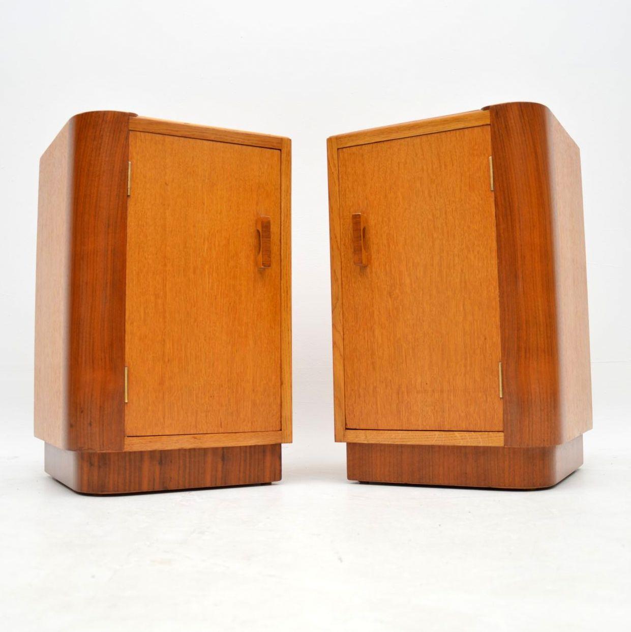 1950s Oak and Walnut Chest of Drawers or Bedside Cabinets by E. Gomme 2