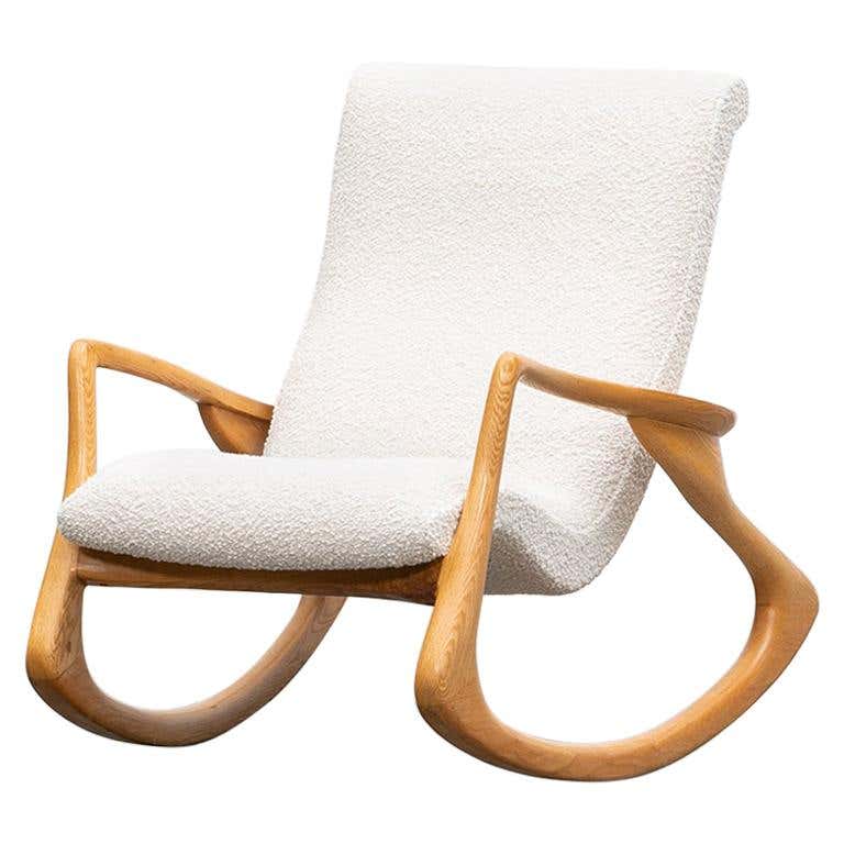Vladimir Kagan Contour Rocking Chair 175F | 1stDibs