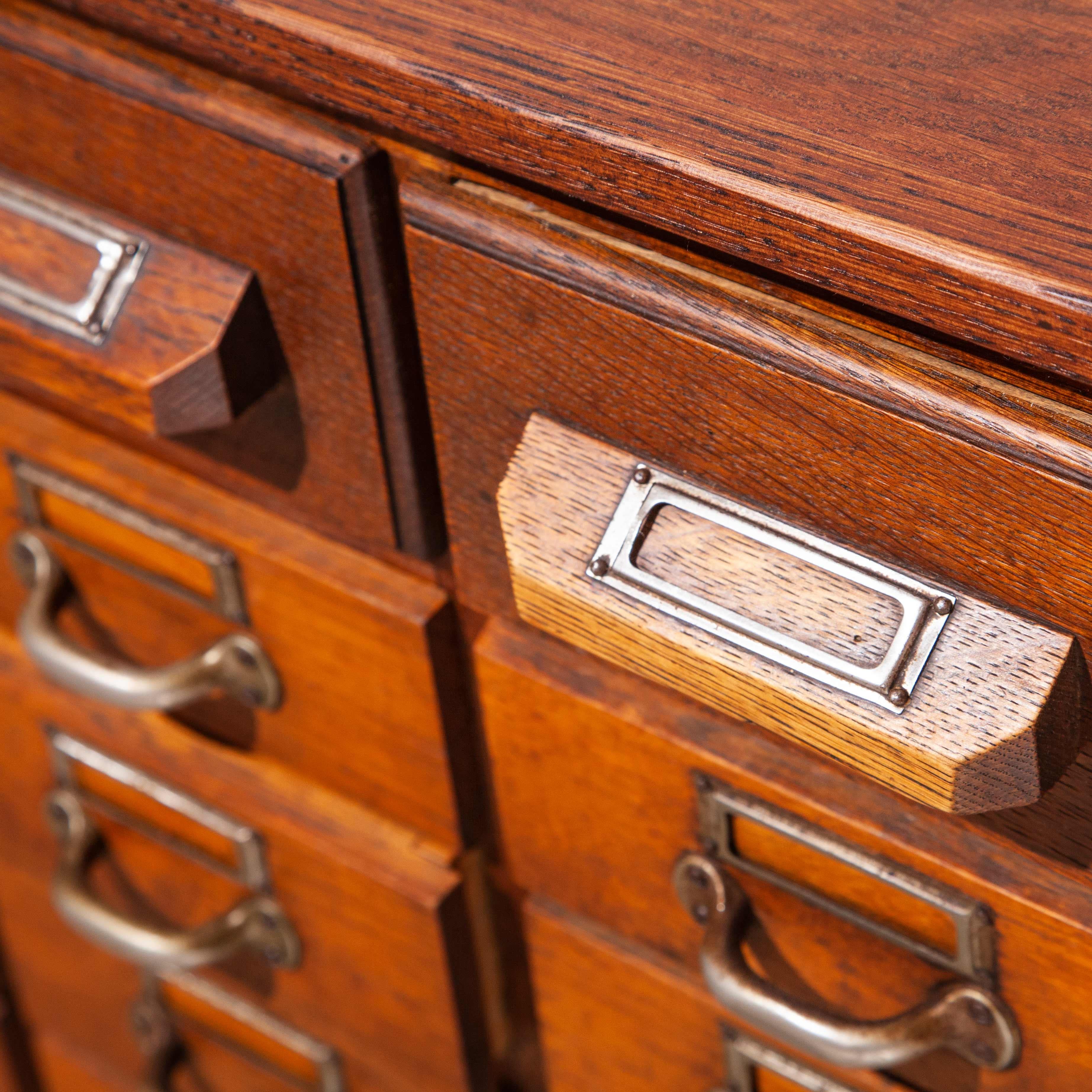 1950s Oak Apothecary Multi Drawer Chest of Drawers, Forty Five Drawers 6